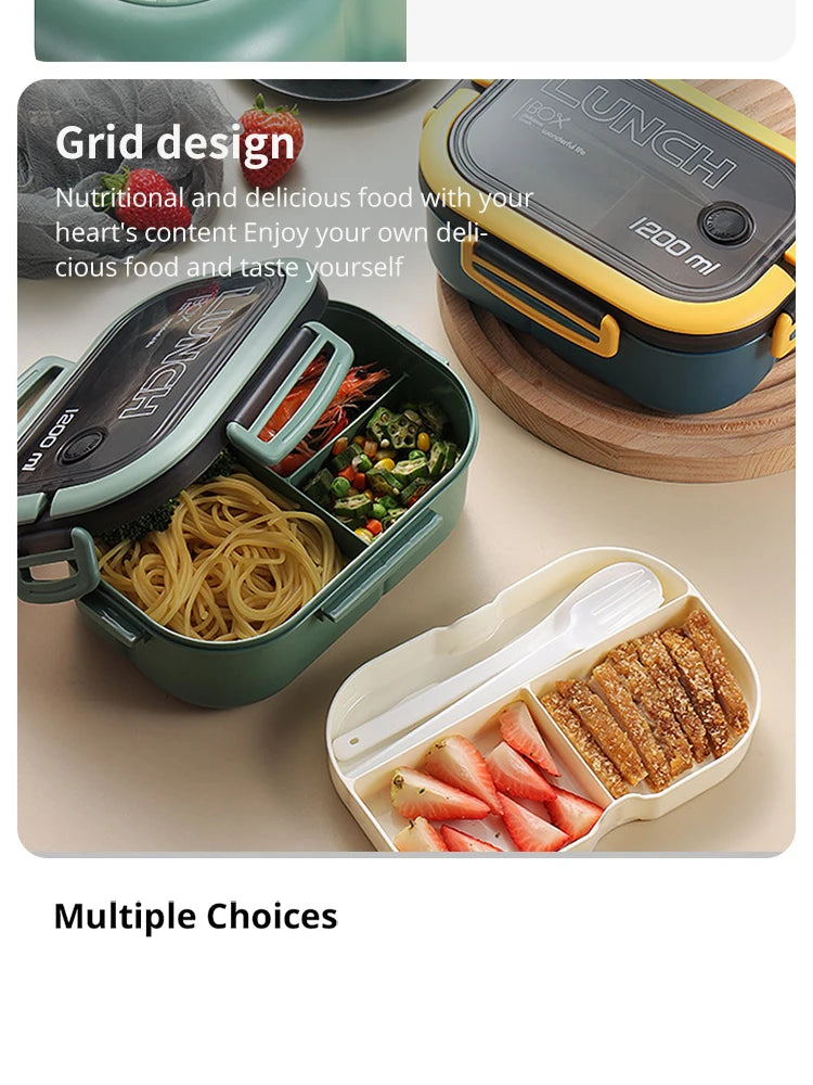 VivereHome Double-Layer Lunch Box