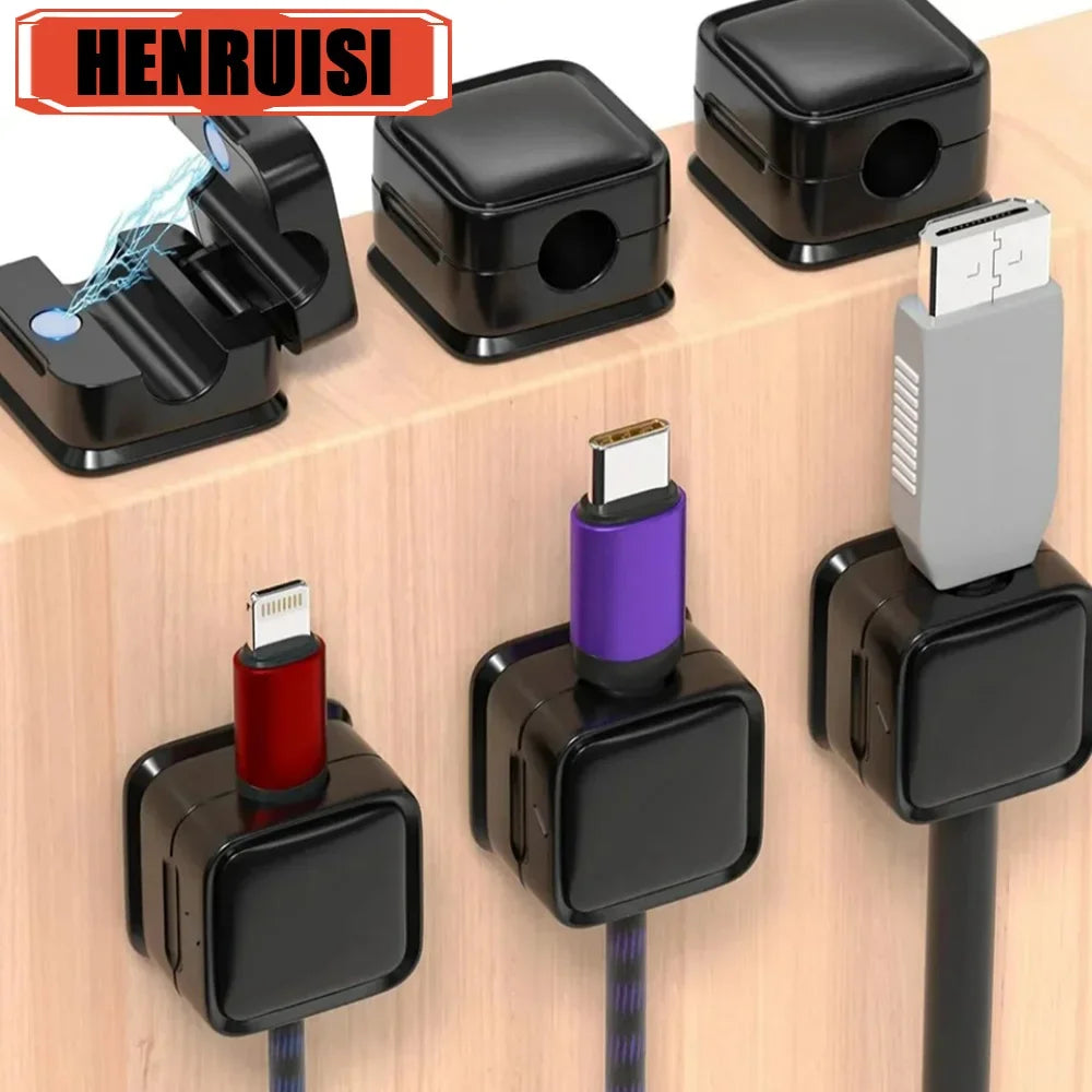 Vivere Home Premium Magnetic Cable Organizer Clips