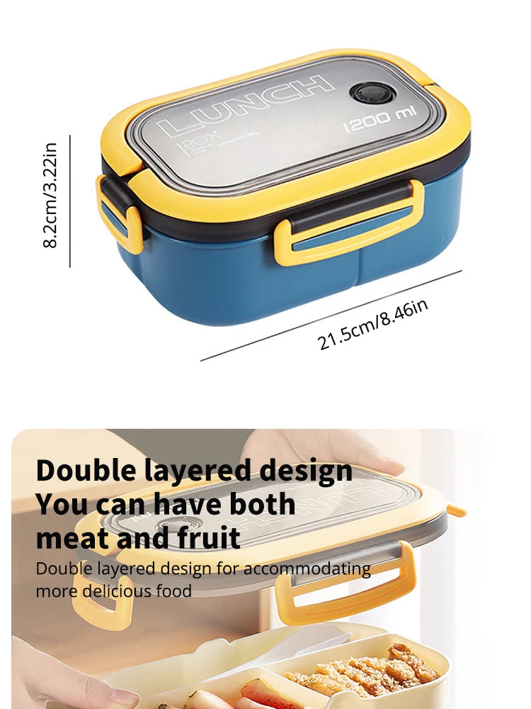 VivereHome Double-Layer Lunch Box