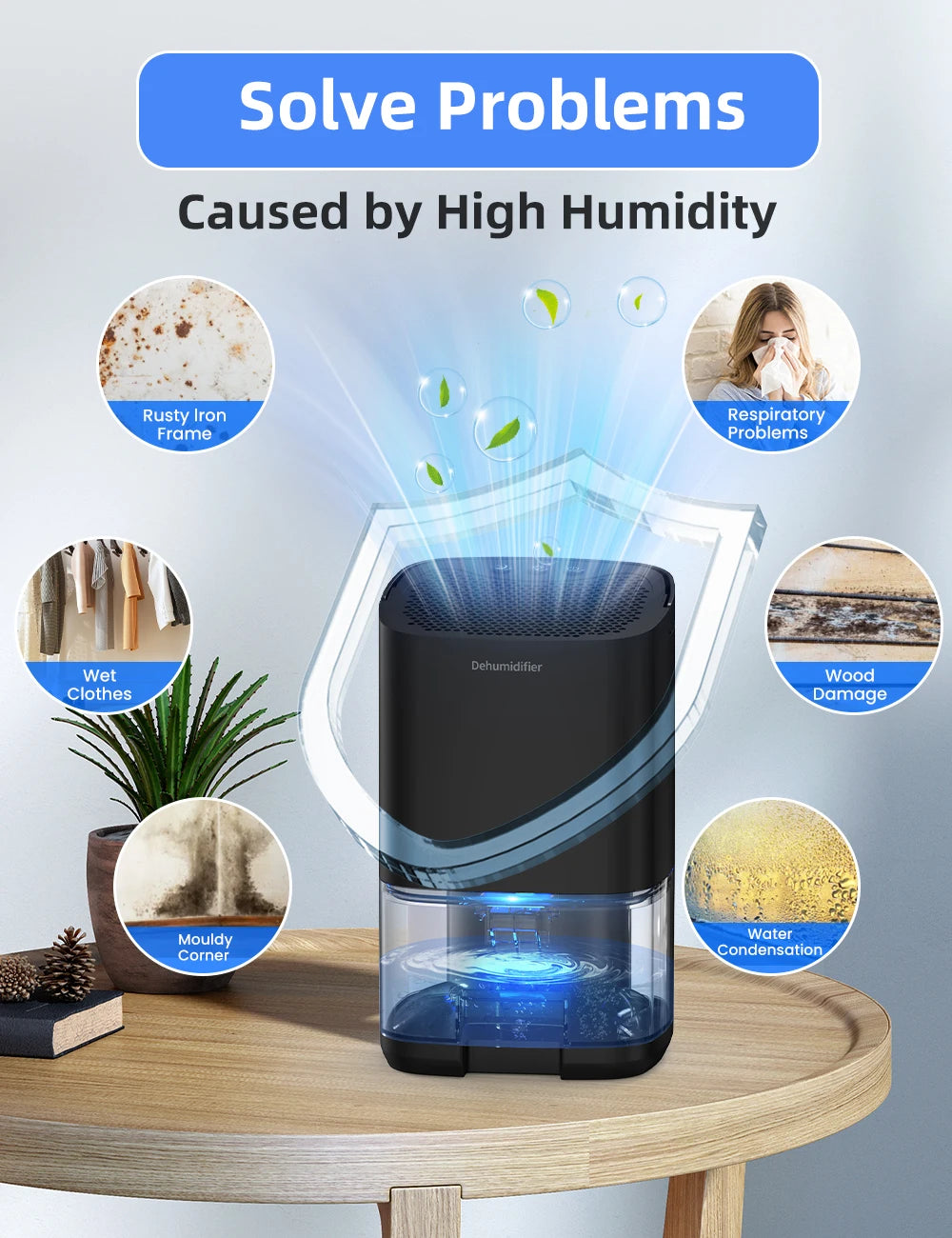 VivereHome™ DryBalance Pro Dehumidifier