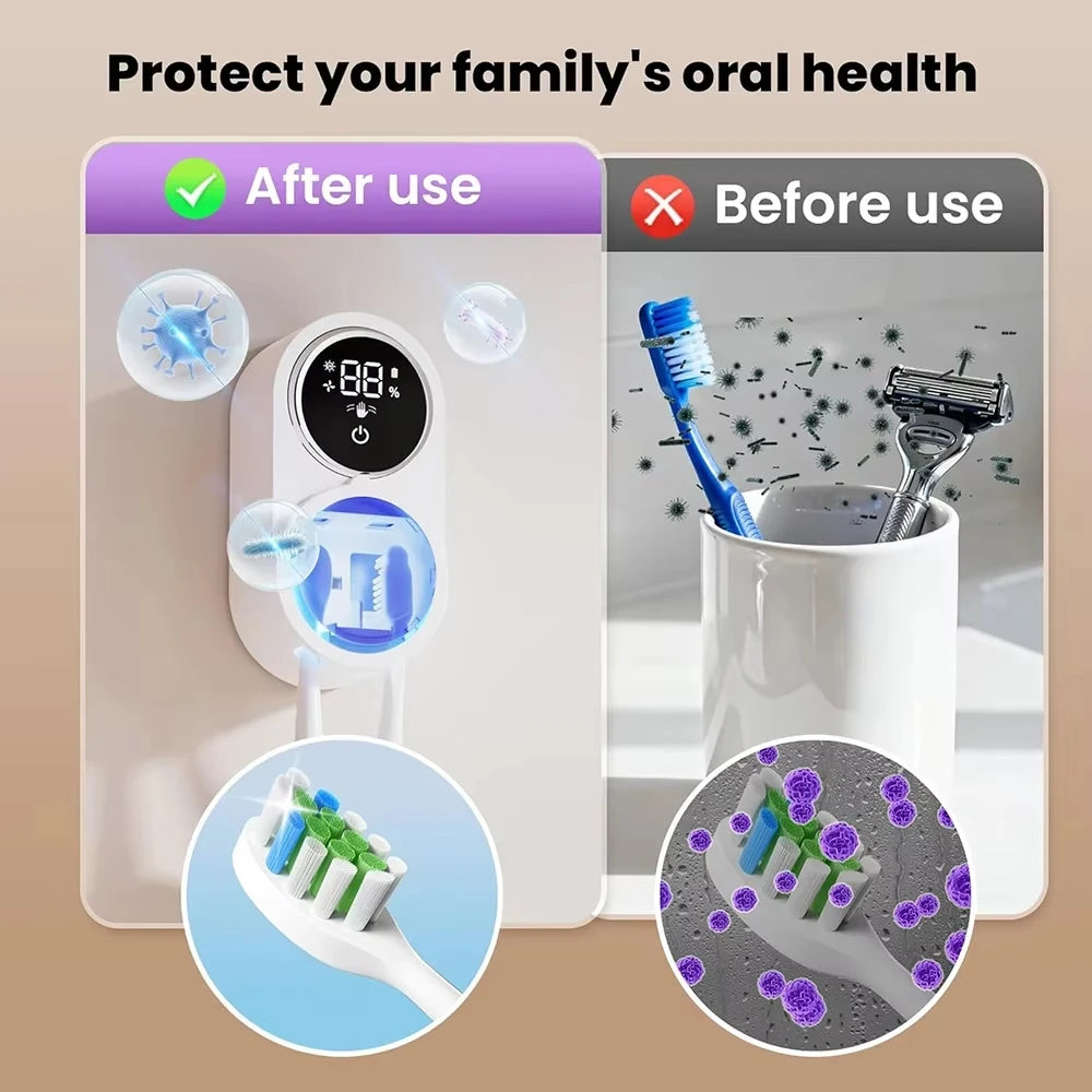 VivereHome Automatic Toothbrush Cleaner & Dryer
