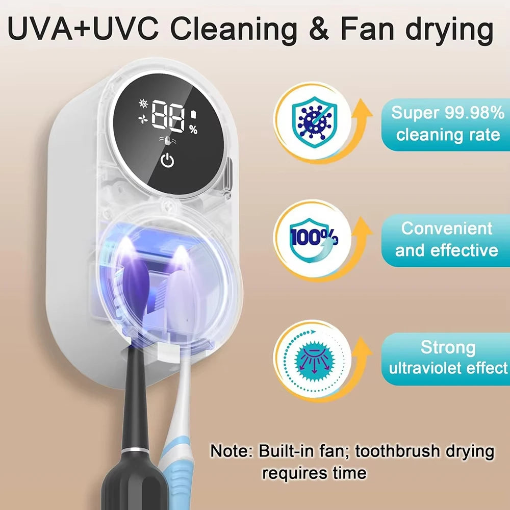 VivereHome Automatic Toothbrush Cleaner & Dryer