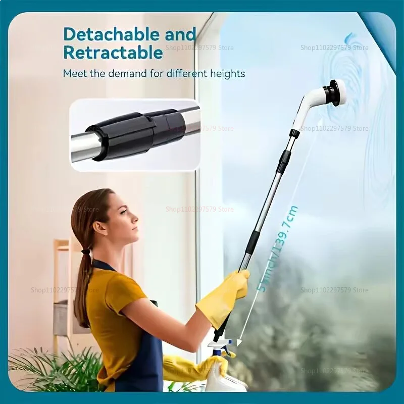 VivereHome 9-in-1 Electric Spin Cleaning Brush