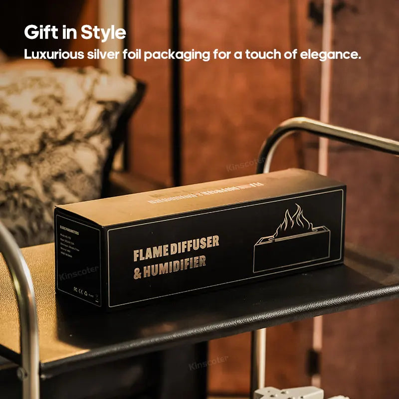 VivereHome Flame Air Humidifier & Aroma Diffuser