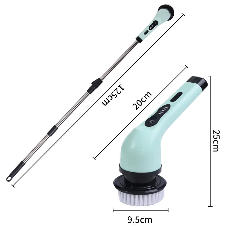 VivereHome 9-in-1 Electric Spin Cleaning Brush