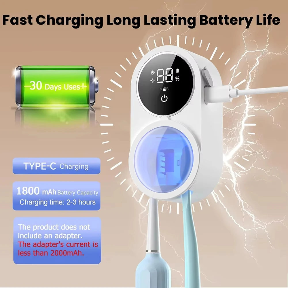 VivereHome Automatic Toothbrush Cleaner & Dryer
