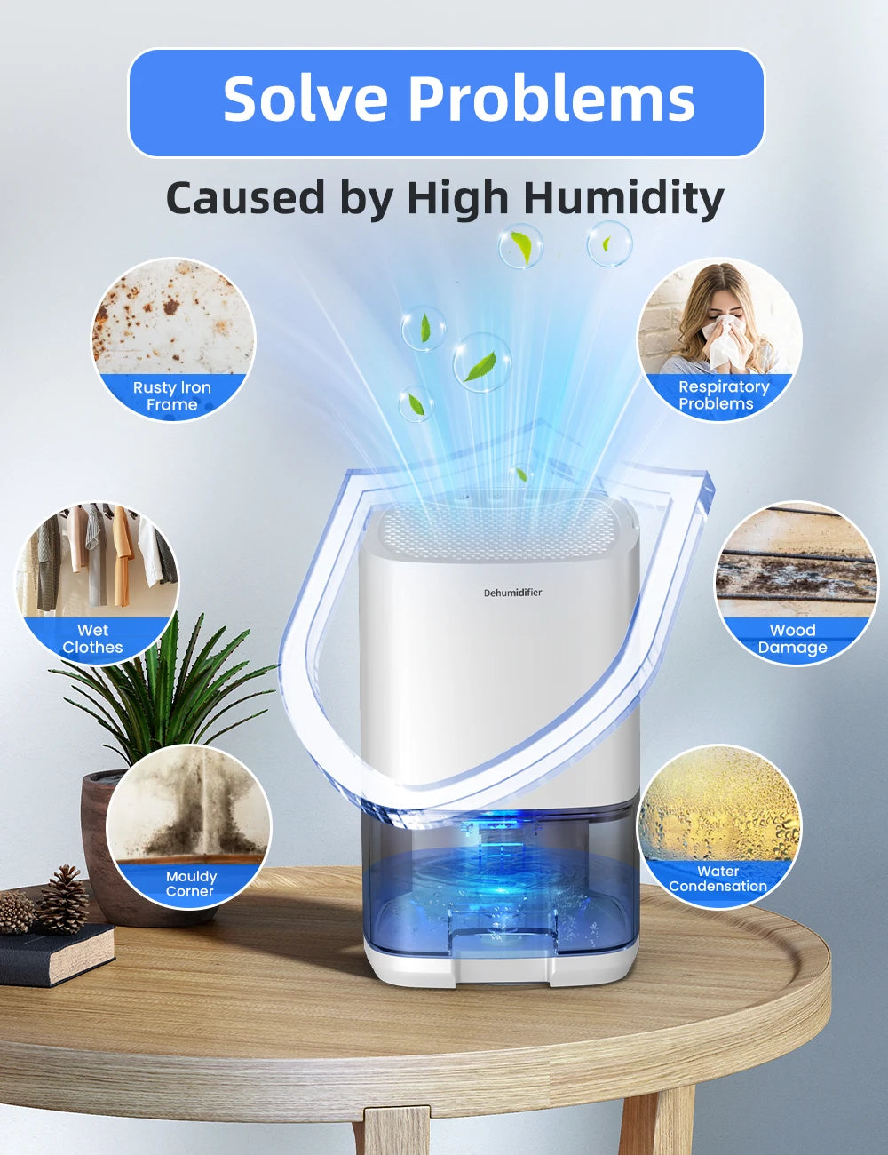 VivereHome™ DryBalance Pro Dehumidifier