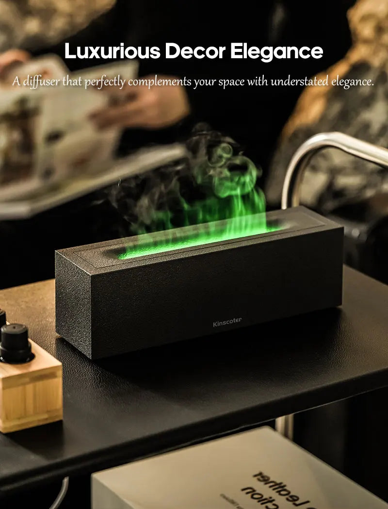 VivereHome Flame Air Humidifier & Aroma Diffuser