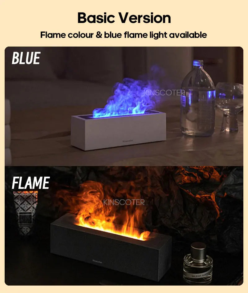 VivereHome Flame Air Humidifier & Aroma Diffuser