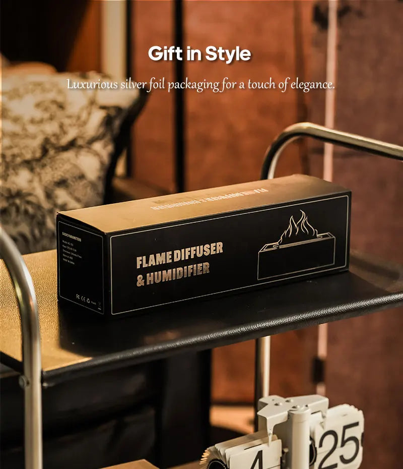 VivereHome Flame Air Humidifier & Aroma Diffuser