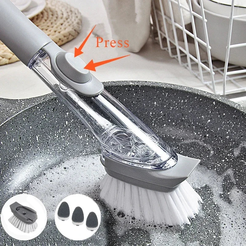 Vivere Home Kitchen Cleaning Brush 2 In 1