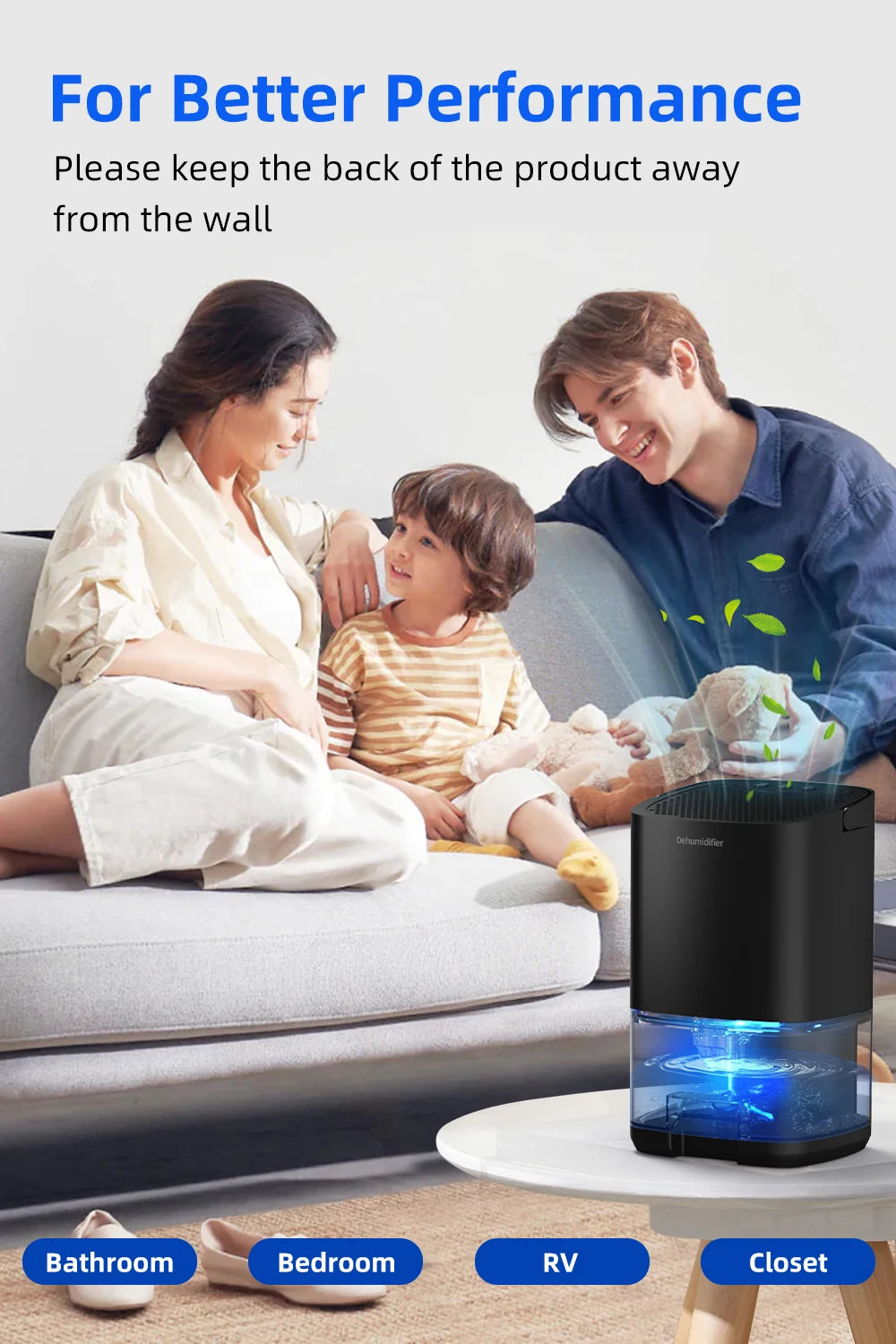 VivereHome™ DryBalance Pro Dehumidifier