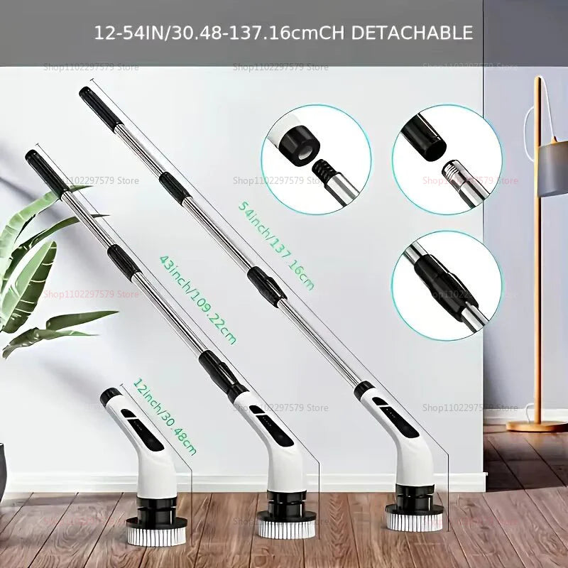 VivereHome 9-in-1 Electric Spin Cleaning Brush