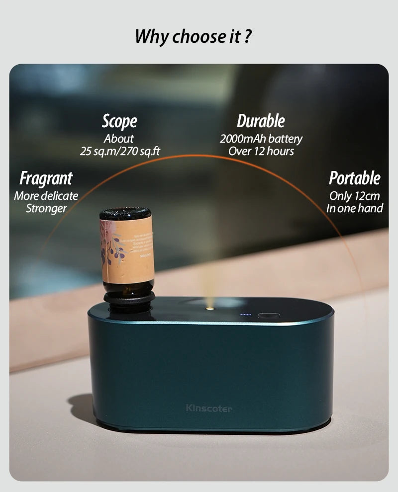 VivereHome™ PureScent Waterless Aroma Diffuser