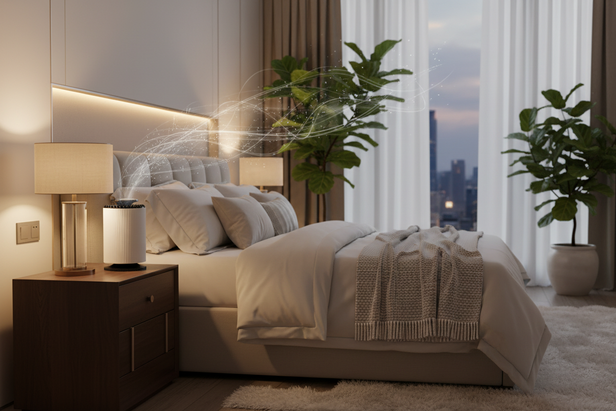 Luxury bedroom nightstand