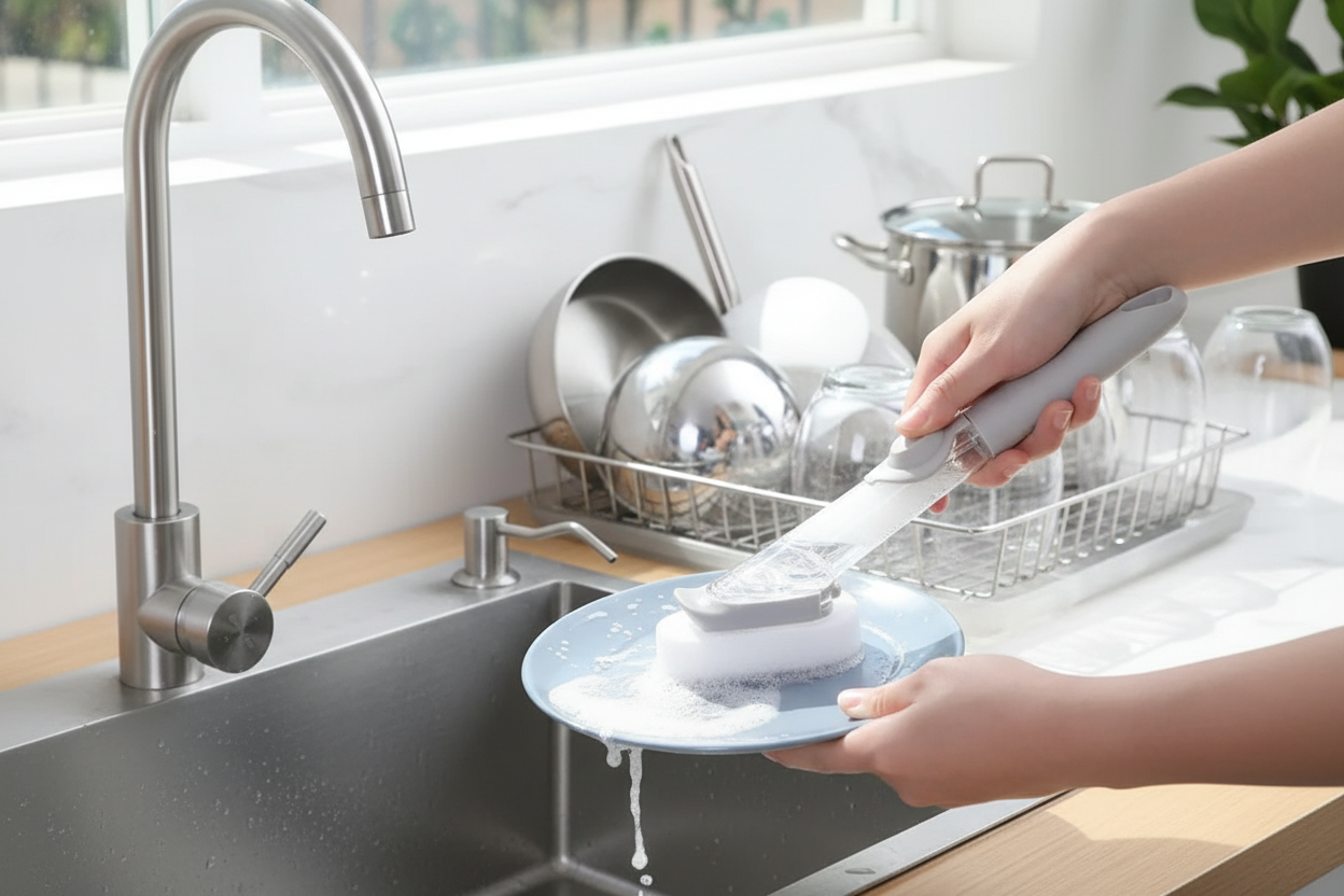 Luxury kitchen in-use shot