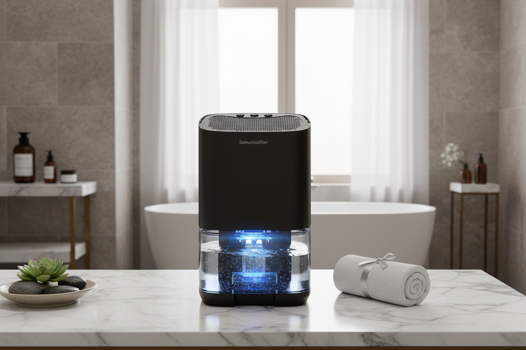 Spa bathroom setting