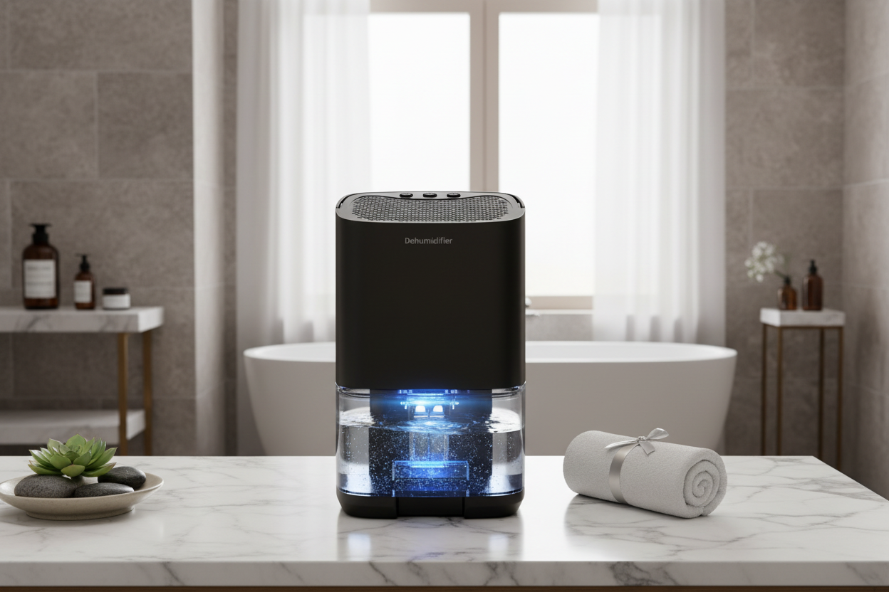 Spa bathroom setting